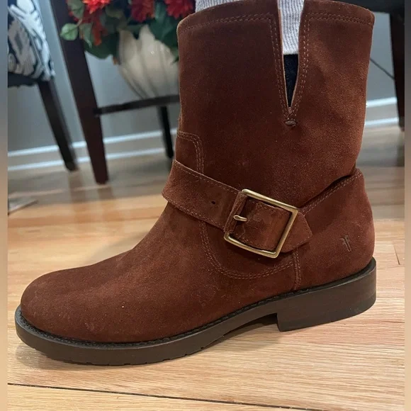 Frye | Shoes | Frye Chocolate Brown Suede Boots Never Worn  display picture 3